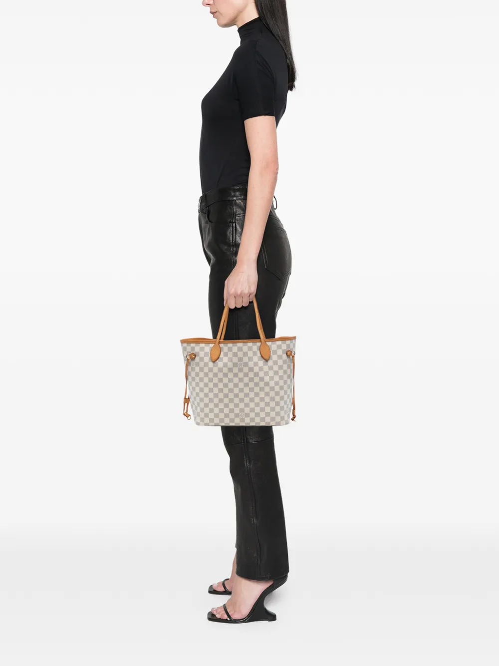 Louis Vuitton Pre-Owned 2007-2025 Damier Azur Neverfull MM tote bag | Pre-Owned | Image 2