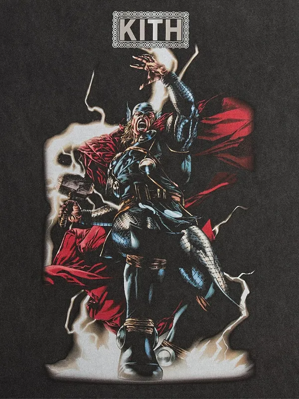 KITH x Marvel グラフィック Tシャツ | ブラック | FARFETCH JP