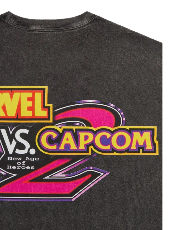 KITH x Marvel Tシャツ Capcom プリント Tシャツ | ブラック | FARFETCH JP