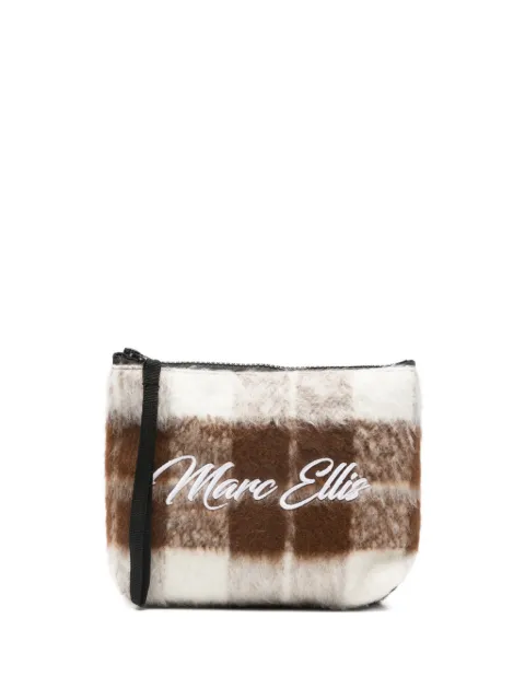 Marc Ellis Buby Check clutch bag