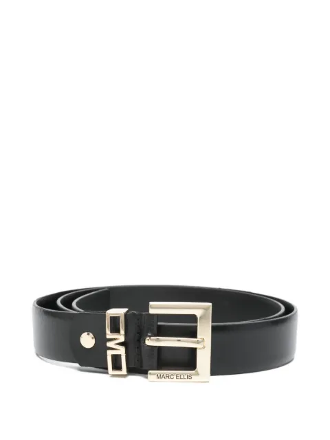 Marc Ellis logo leather belt