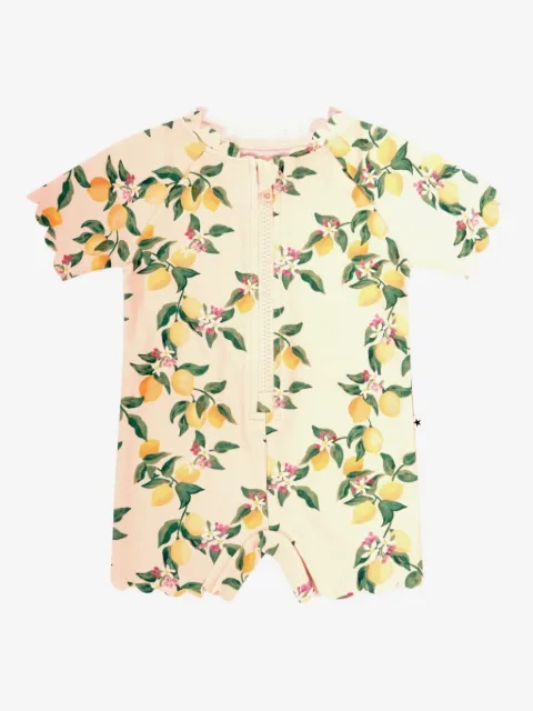 Molo lemon-print sun protection set