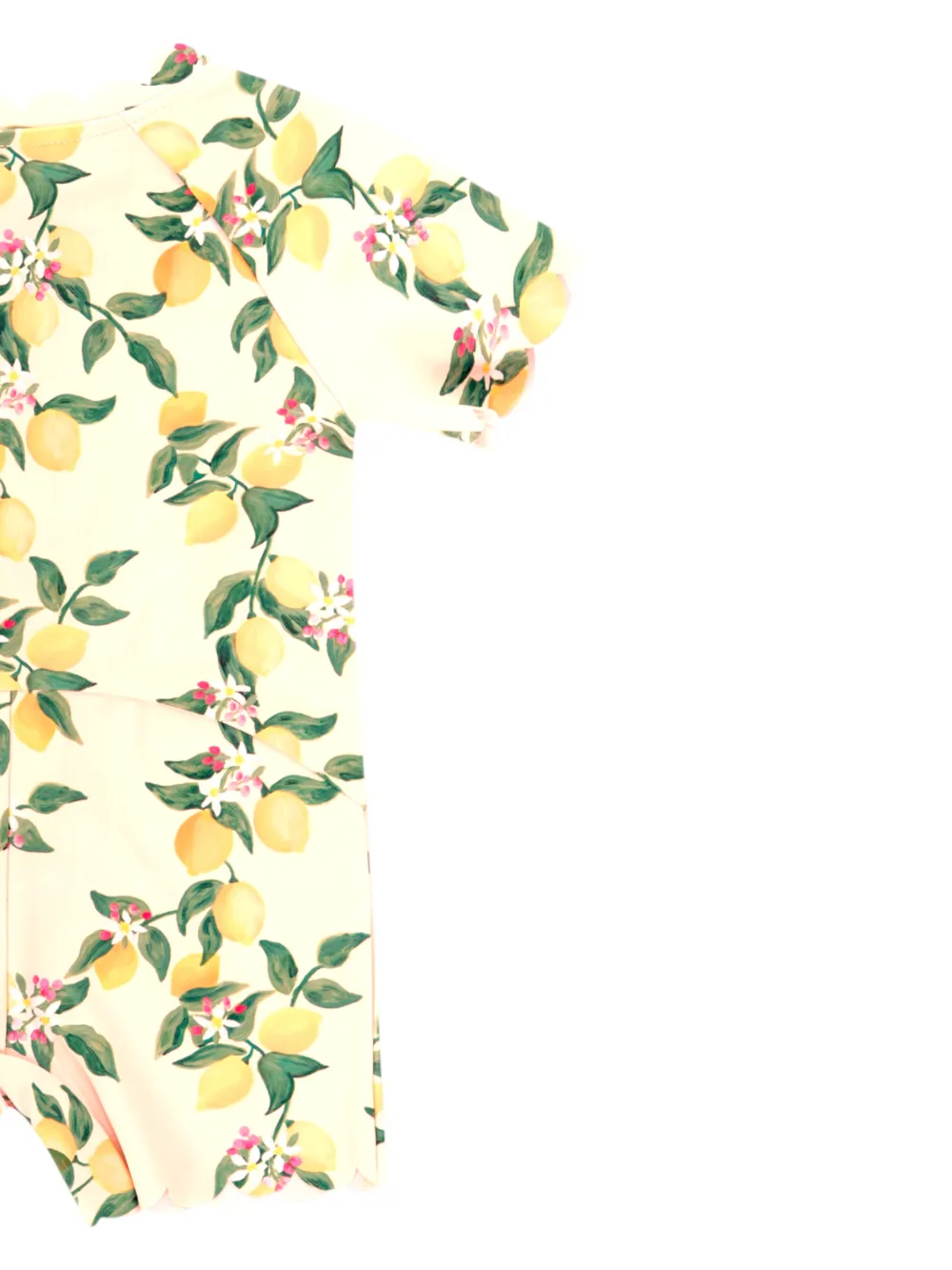  Molo Lemon-print Sun Protection Set - Yellow 