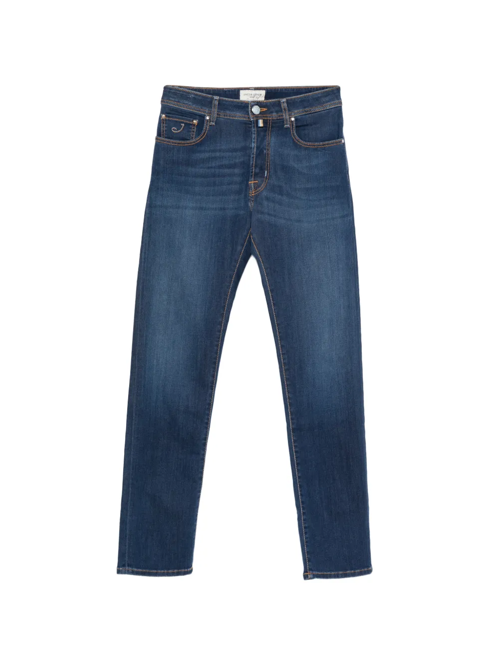 Jacob Cohën logo-embroidered jeans - Blau