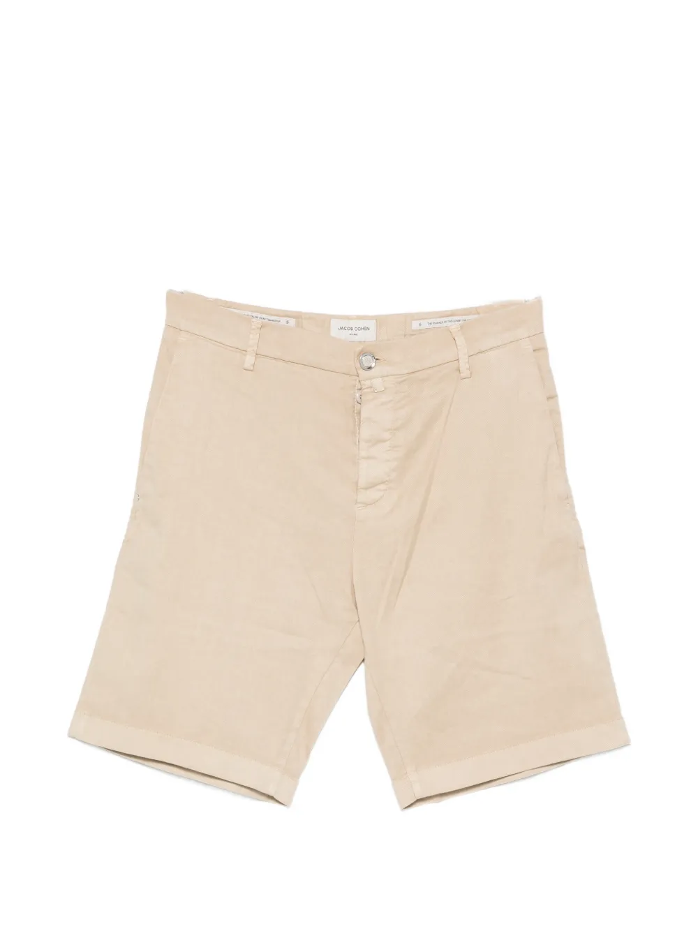 Jacob Cohën logo-patch shorts - Nude