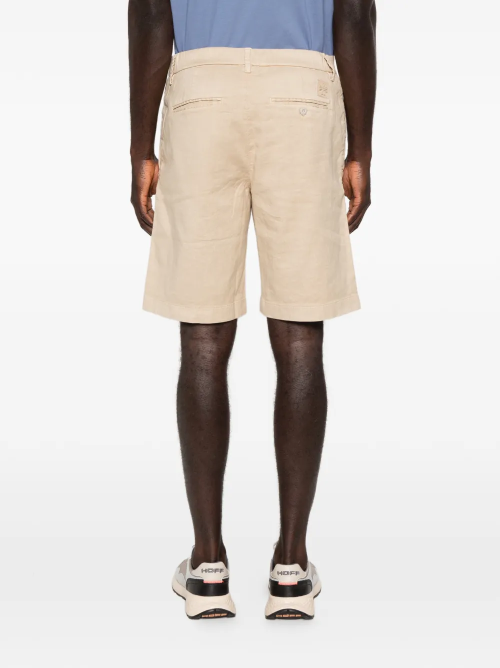 Jacob Cohën Shorts met logopatch Beige