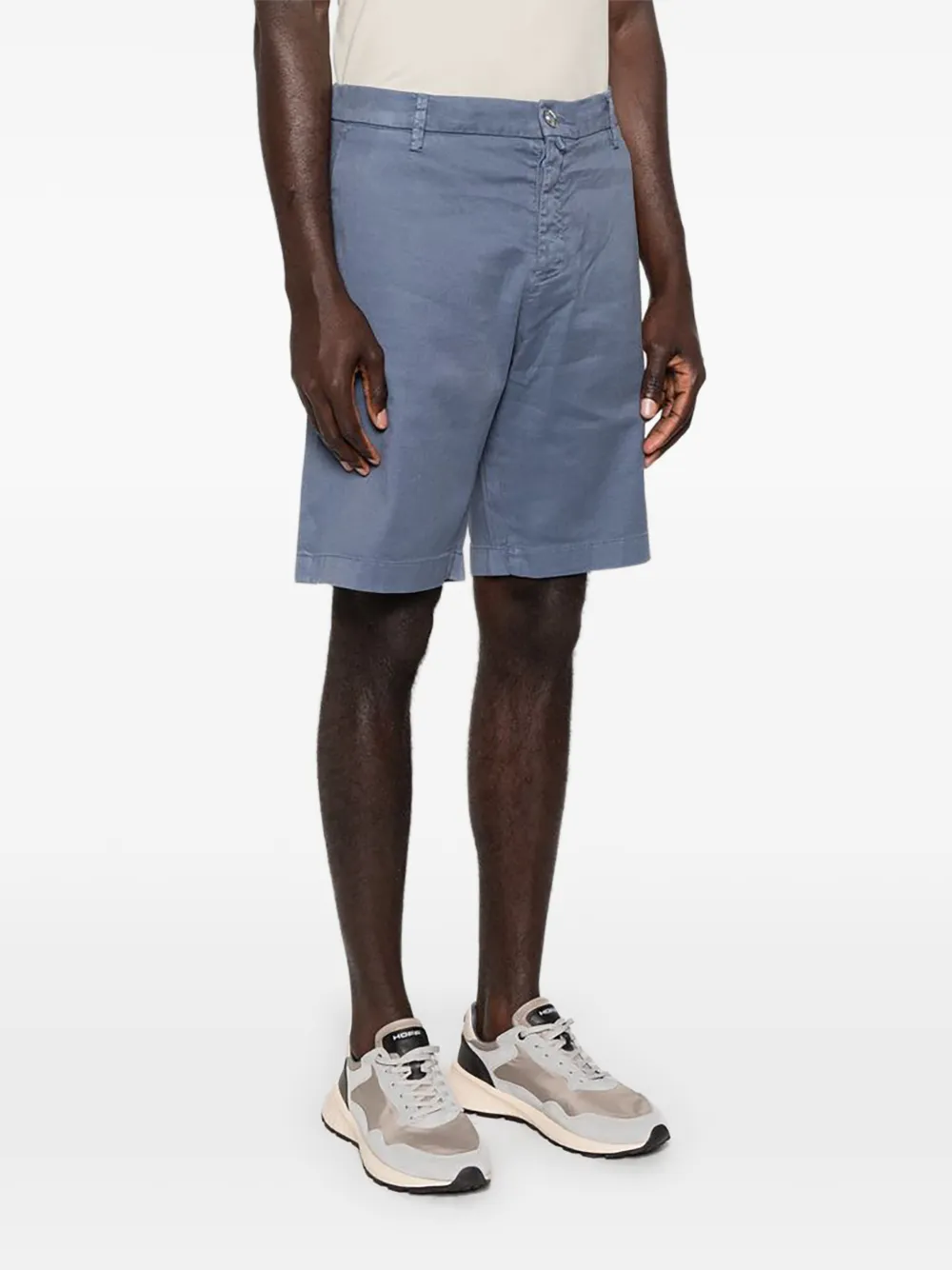 Jacob Cohën Shorts met logopatch Blauw