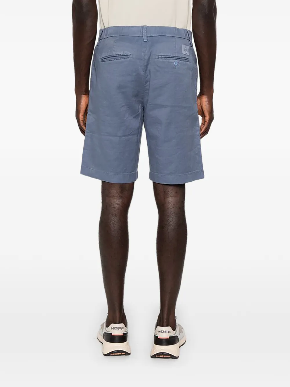 Jacob Cohën Shorts met logopatch Blauw