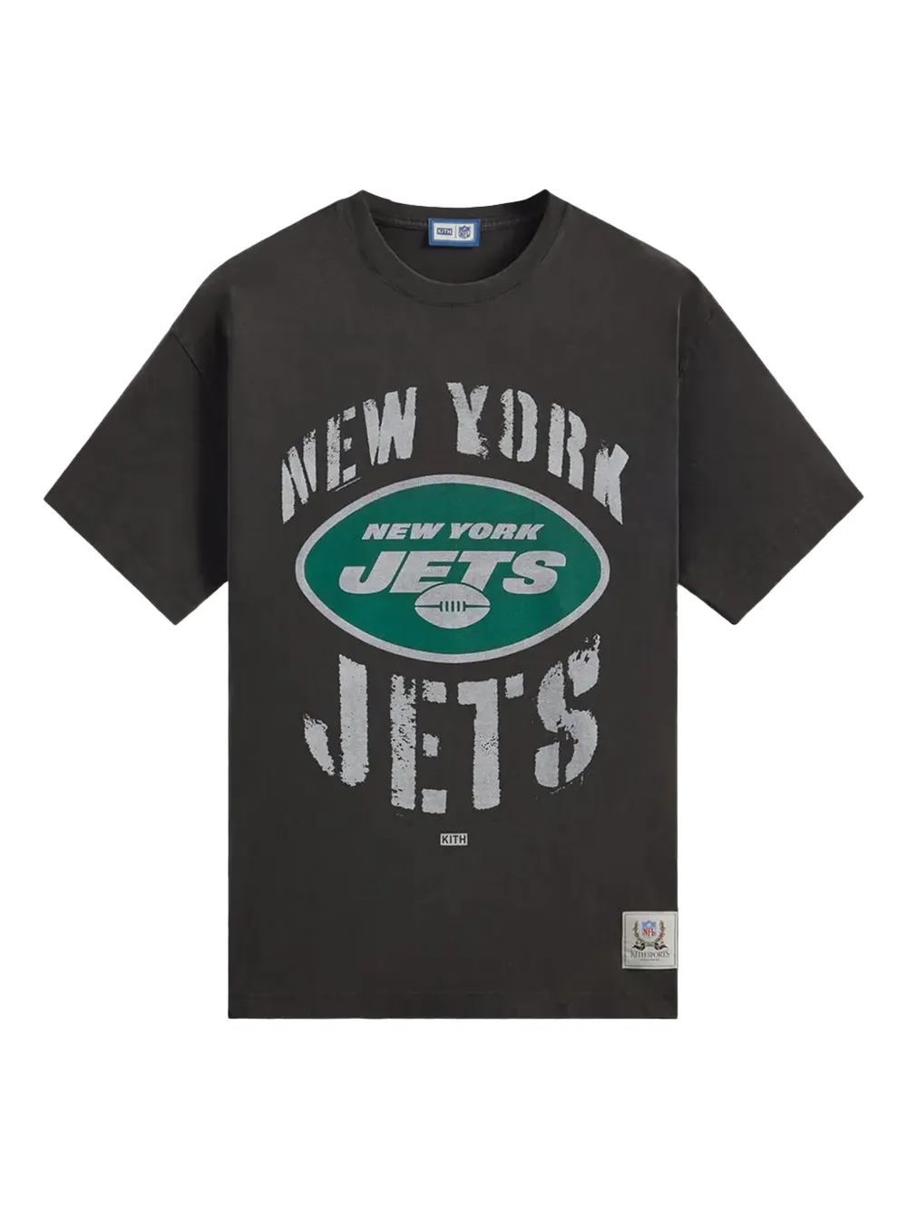 KITH playera con letras en colaboración con NFL | negro | Image 1
