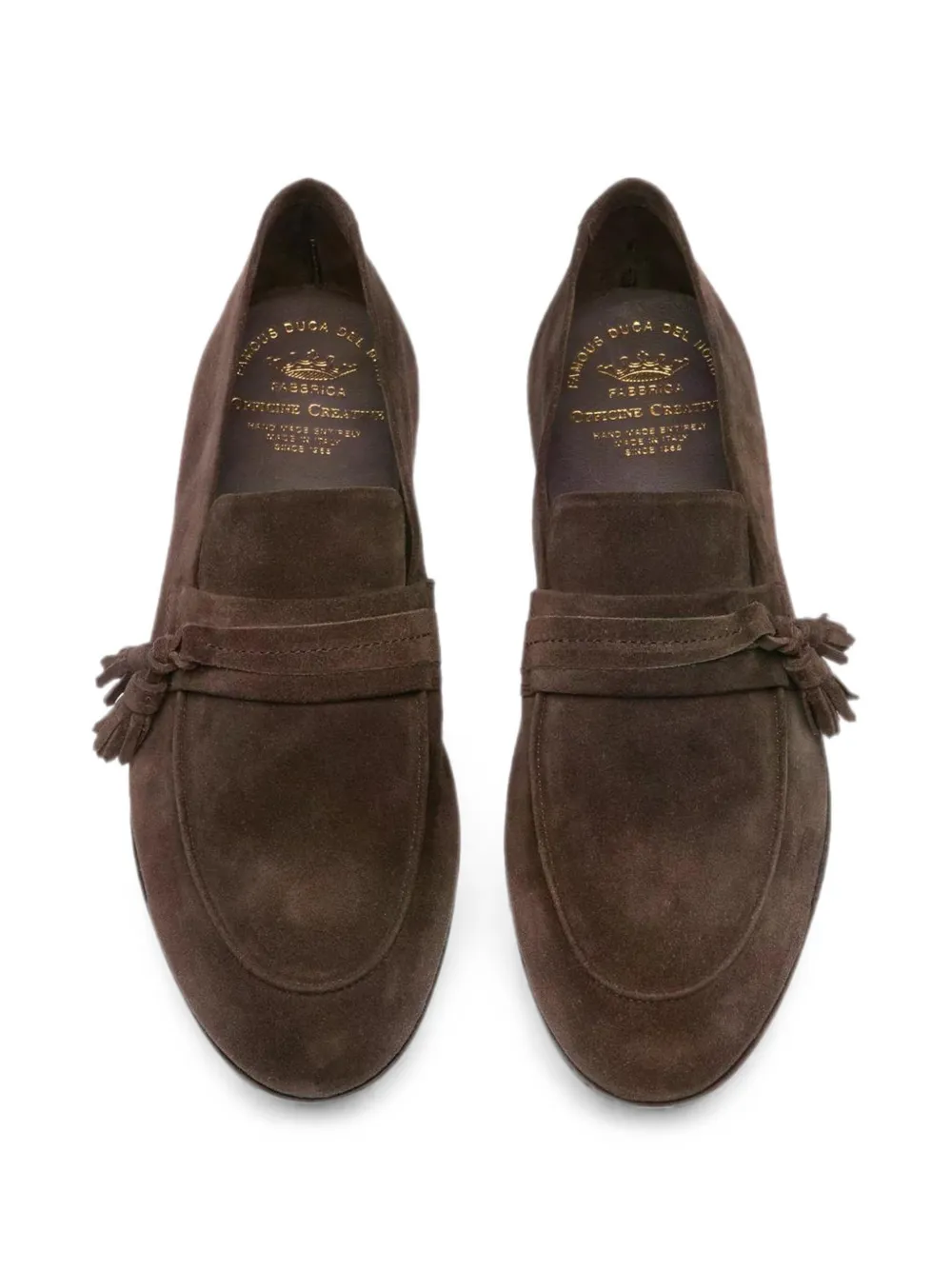 Officine Creative Airto 017 tassel-detail loafers Bruin