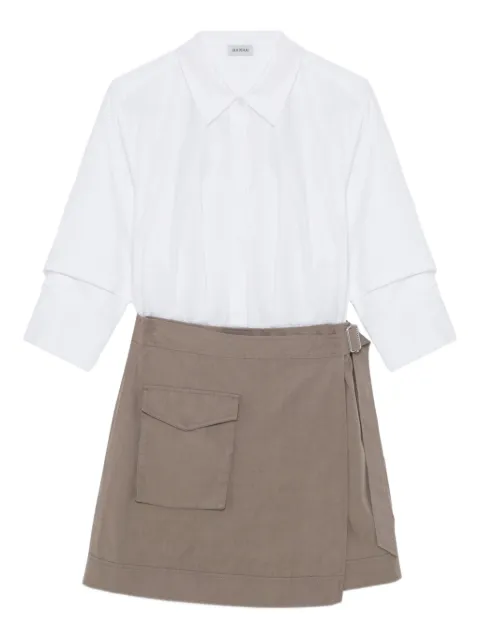 Simkhai Fraser long-sleeve mini skirt