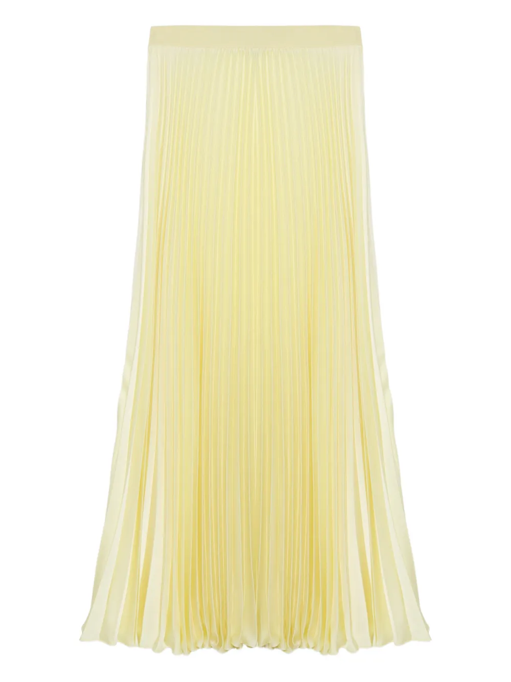 Simkhai Melanie pleated midi skirt | Yellow | Image 1