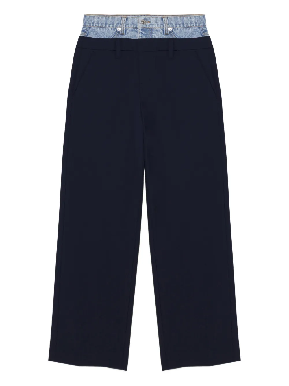 Simkhai Ophelia double-waistband trousers | Blue | Image 1