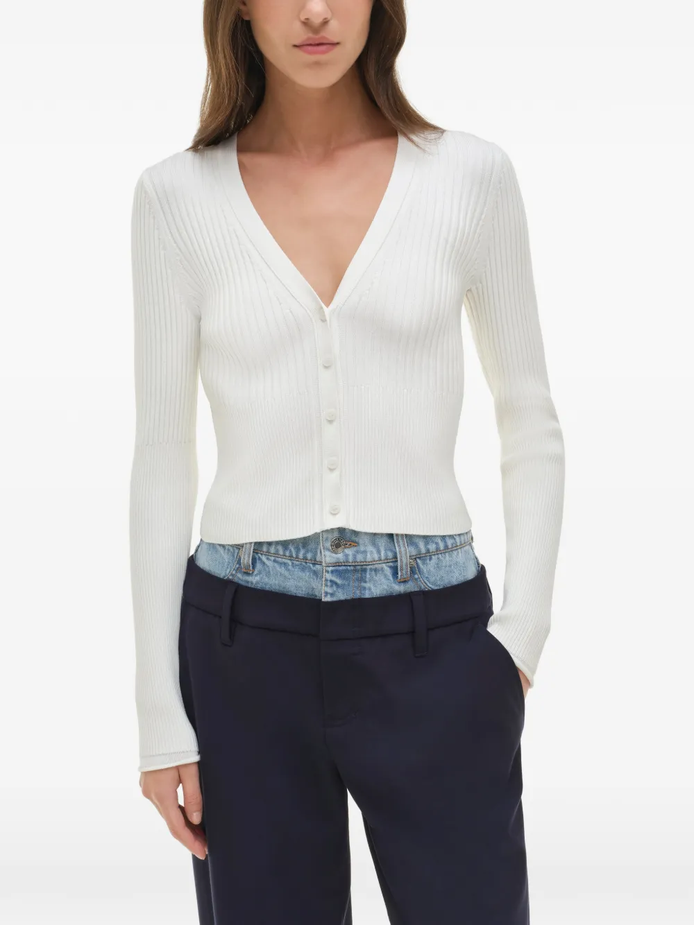 SIMKHAI Ophelia broek met dubbele tailleband Blauw