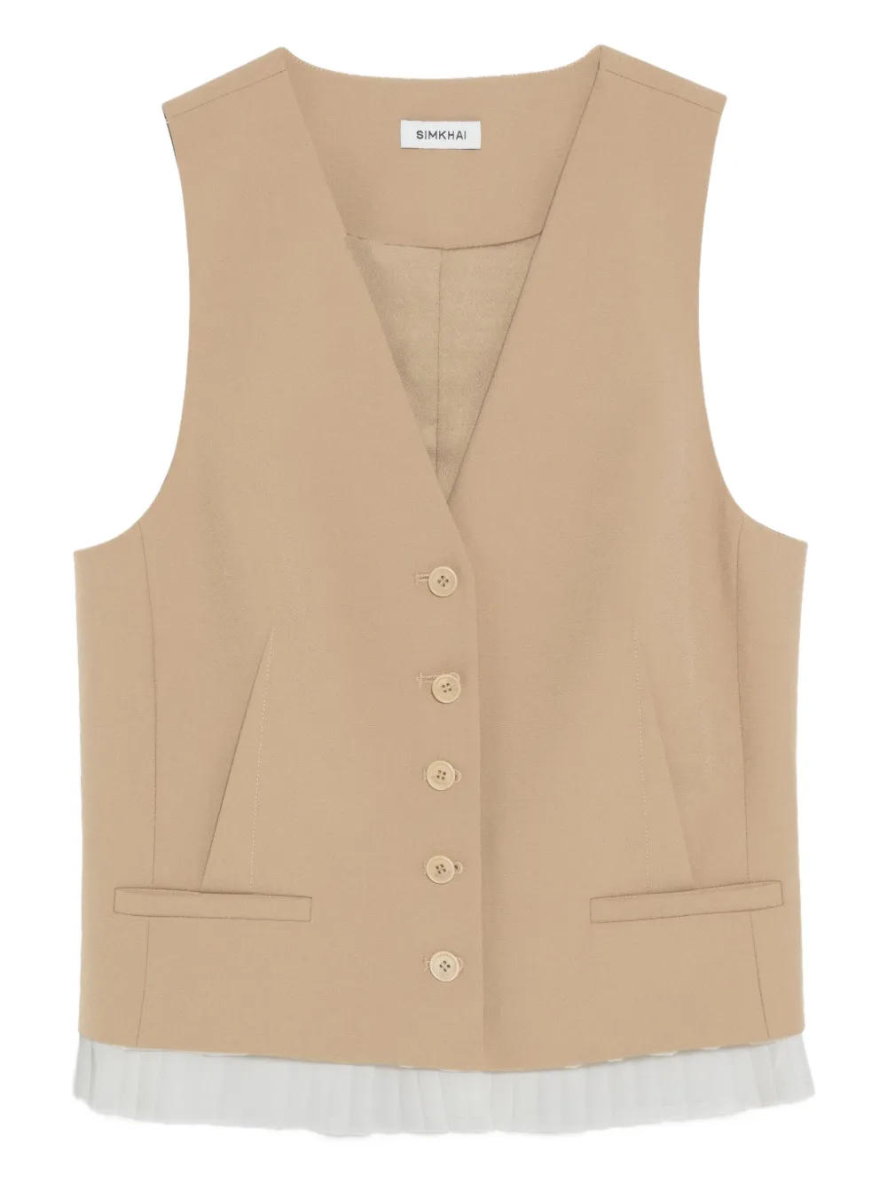 Simkhai chaleco Laiken con botones | neutro | Image 1