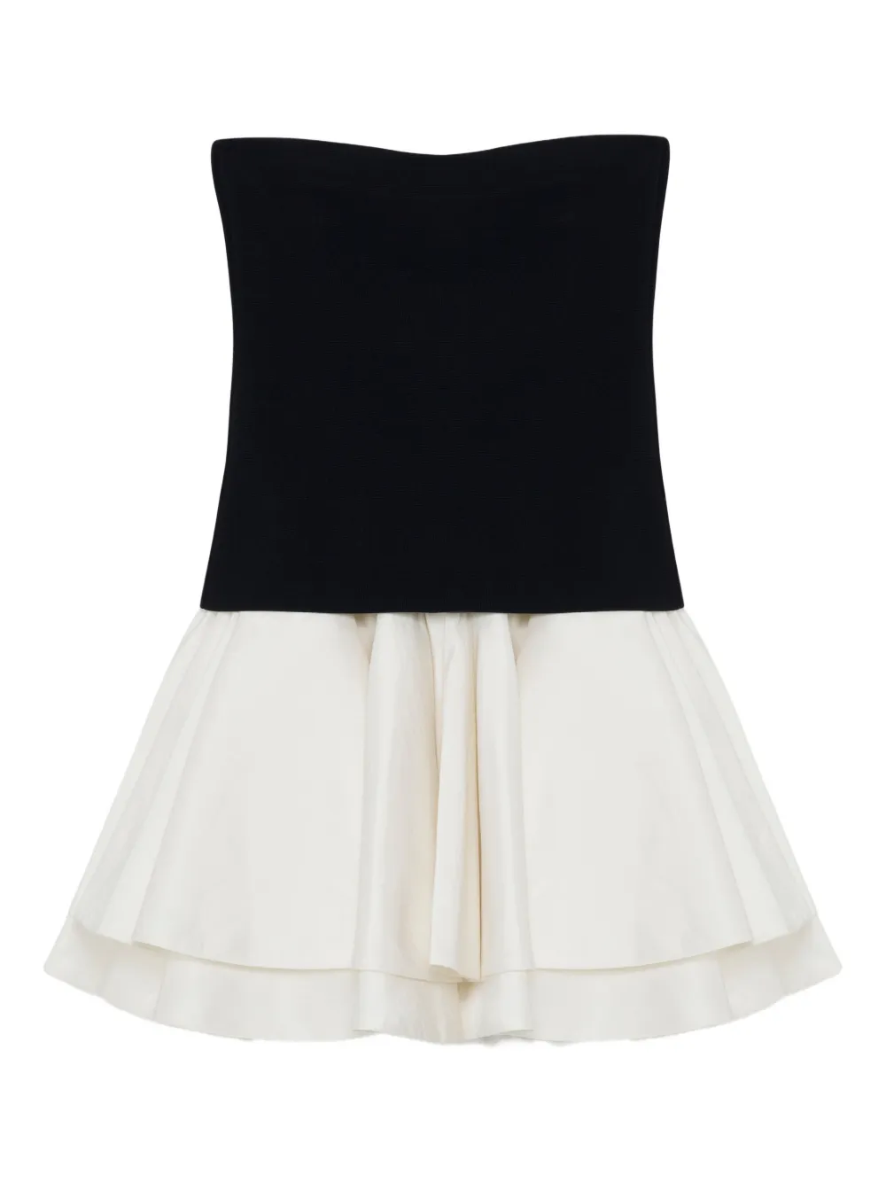 Simkhai robe courte Isabelle à épaules dénudées | noir | Image 1