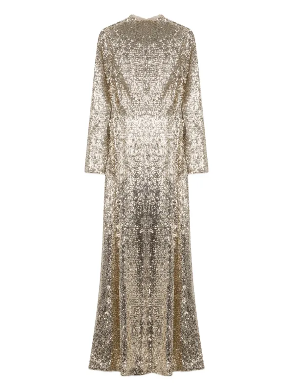Simkhai Beatrice Maxi Dress - Gold Simkhai Beatrice Maxi Dress - Gold