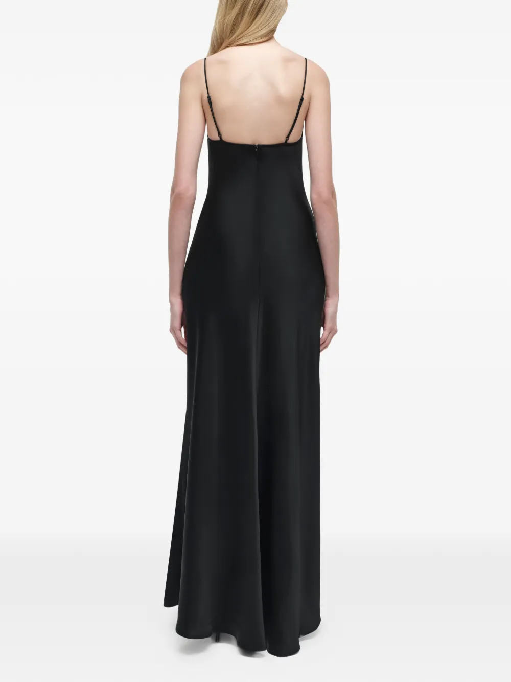 Simkhai Signature Finley maxi-jurk met col Zwart