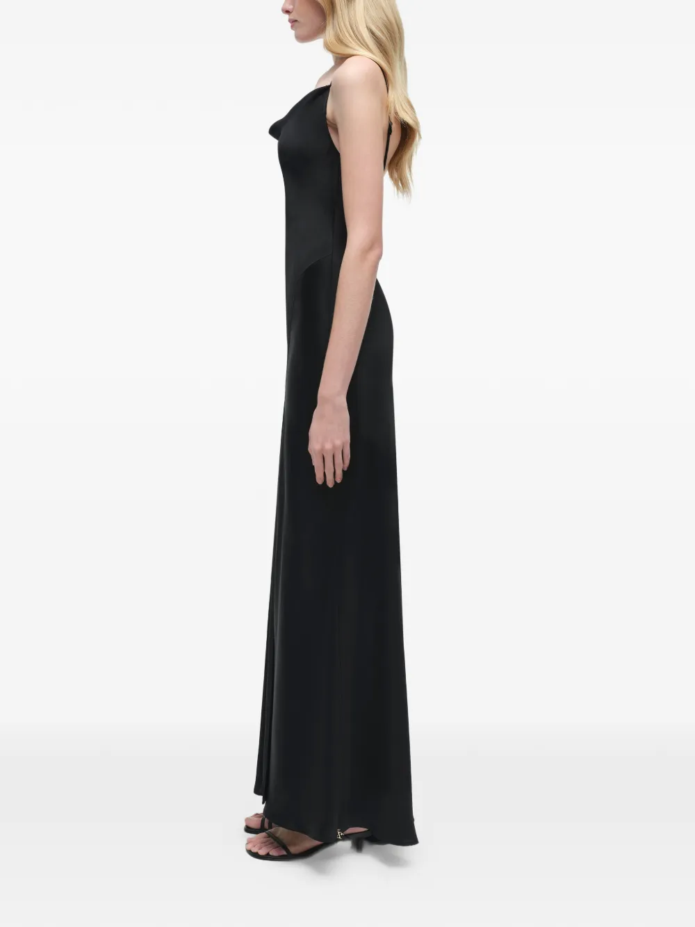 Simkhai Signature Finley maxi-jurk met col Zwart