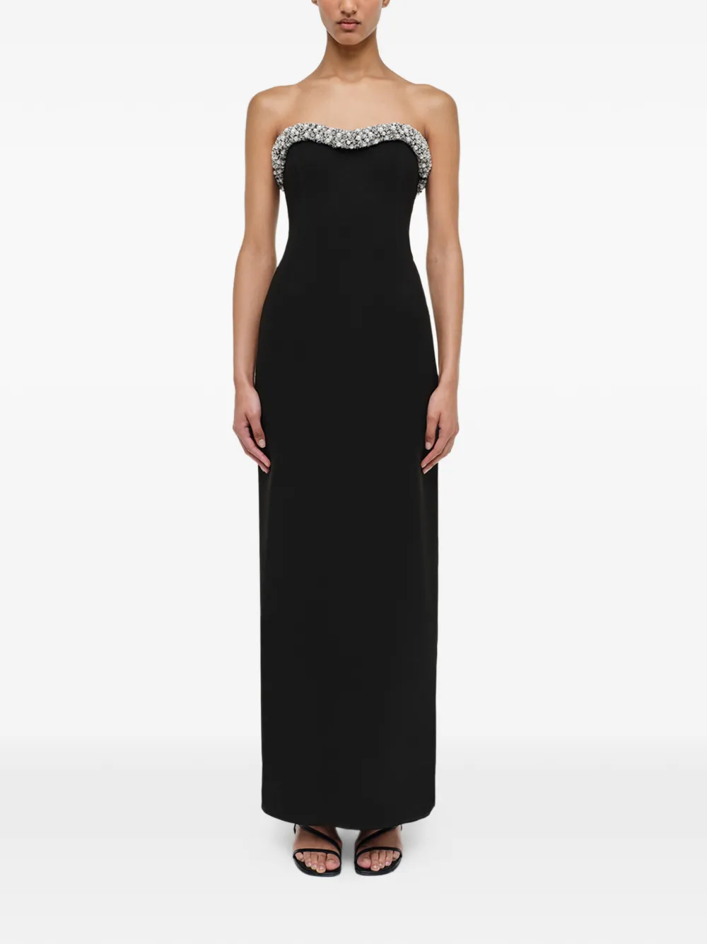 Simkhai Riona embellished-bustier dress - Zwart
