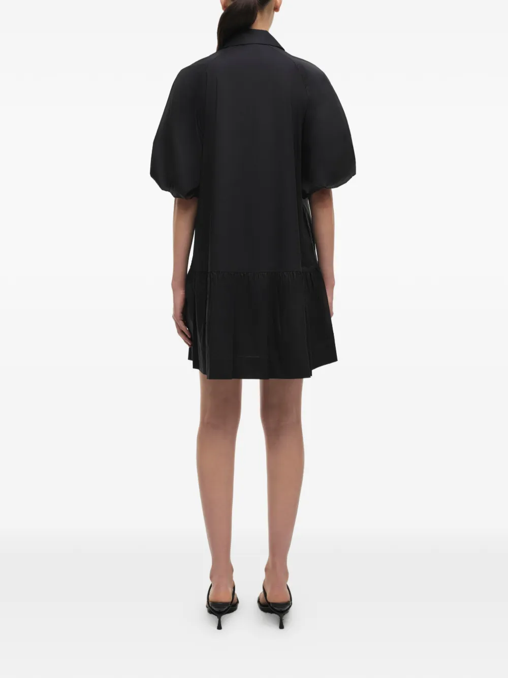 Simkhai Crissy mini-jurk met knoopsluiting Zwart