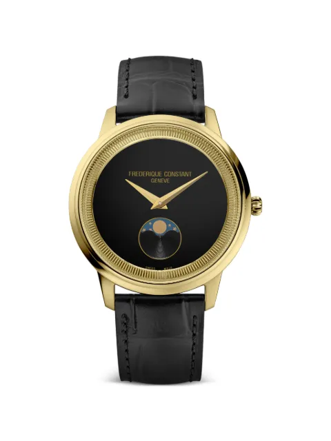 Frederique Constant Classics Moneta Moonphase quartz -movement 37mm watch 
