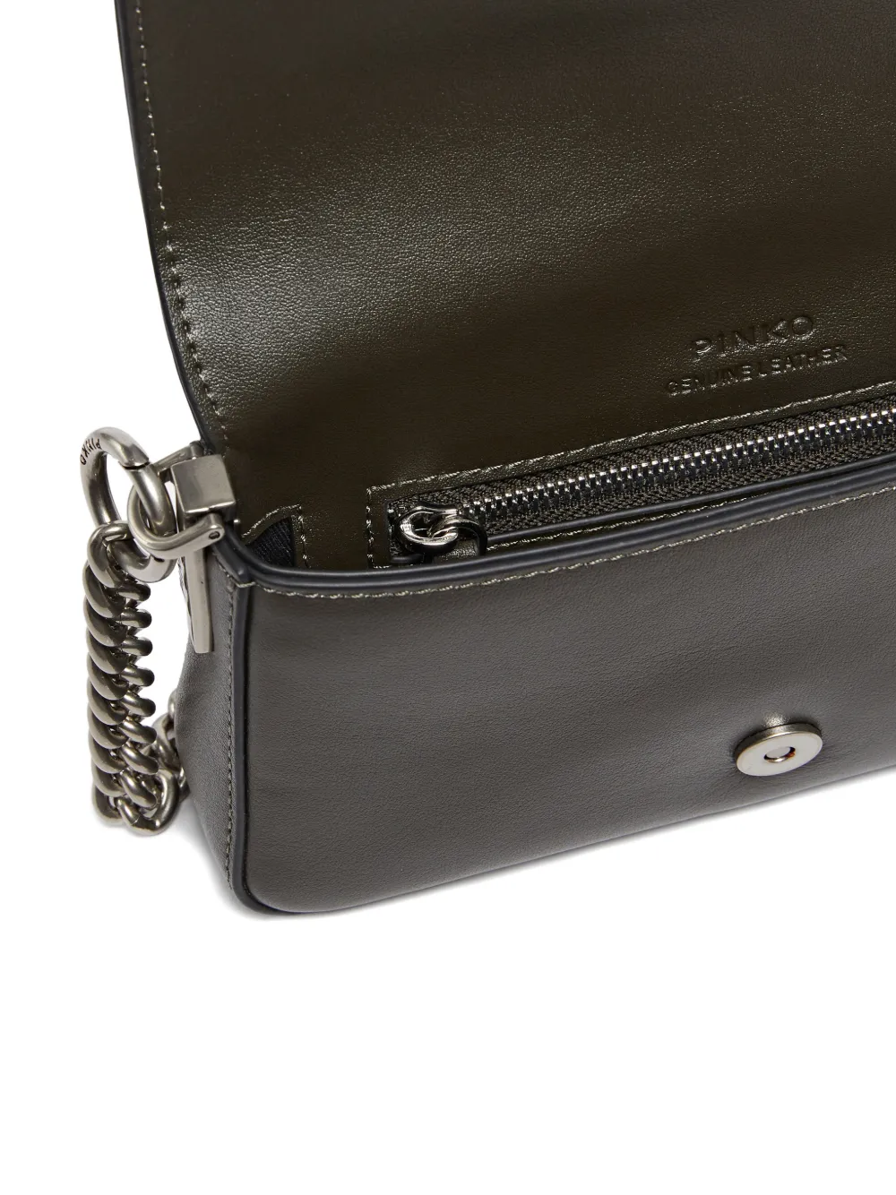 PINKO Crossbodytas met gesp met studs Groen