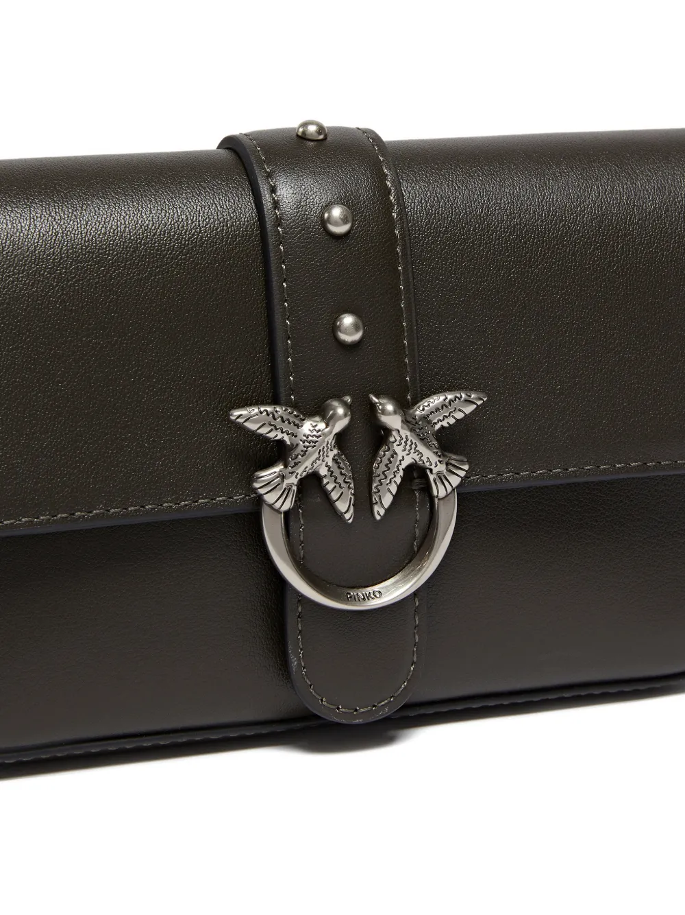 PINKO Crossbodytas met gesp met studs Groen