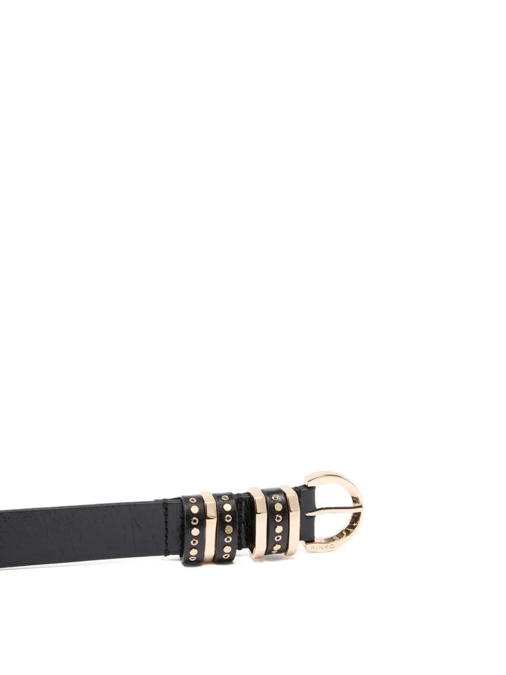 PINKO Leren riem Zwart