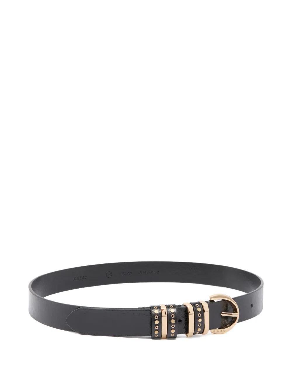 PINKO Leren riem Zwart