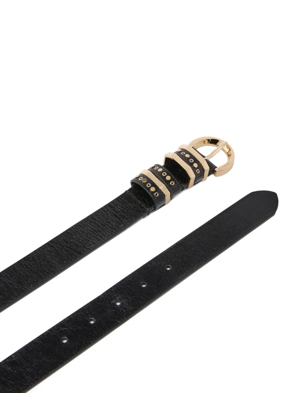 PINKO Leren riem Zwart