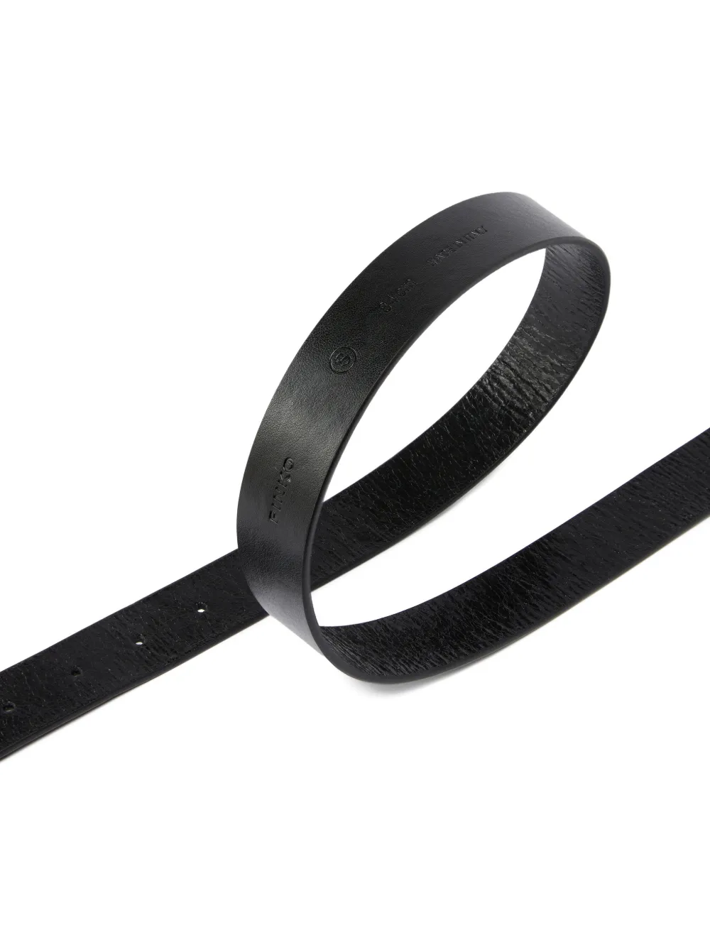PINKO Leren riem Zwart