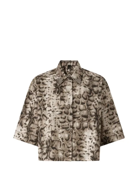 PINKO embellished cotton shirt