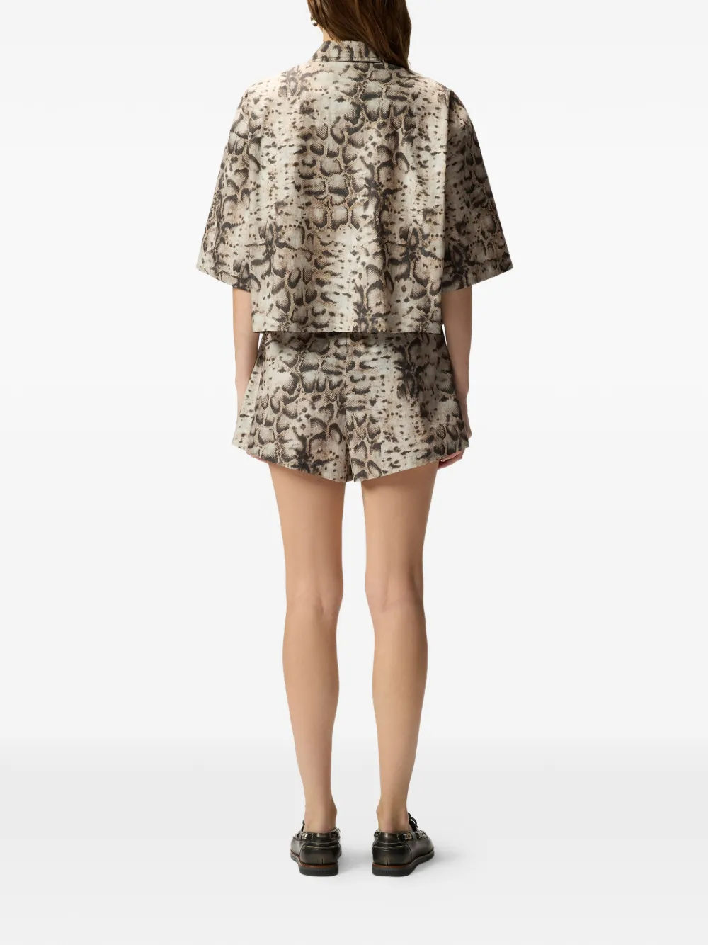 PINKO Verfraaid katoenen blouse Beige