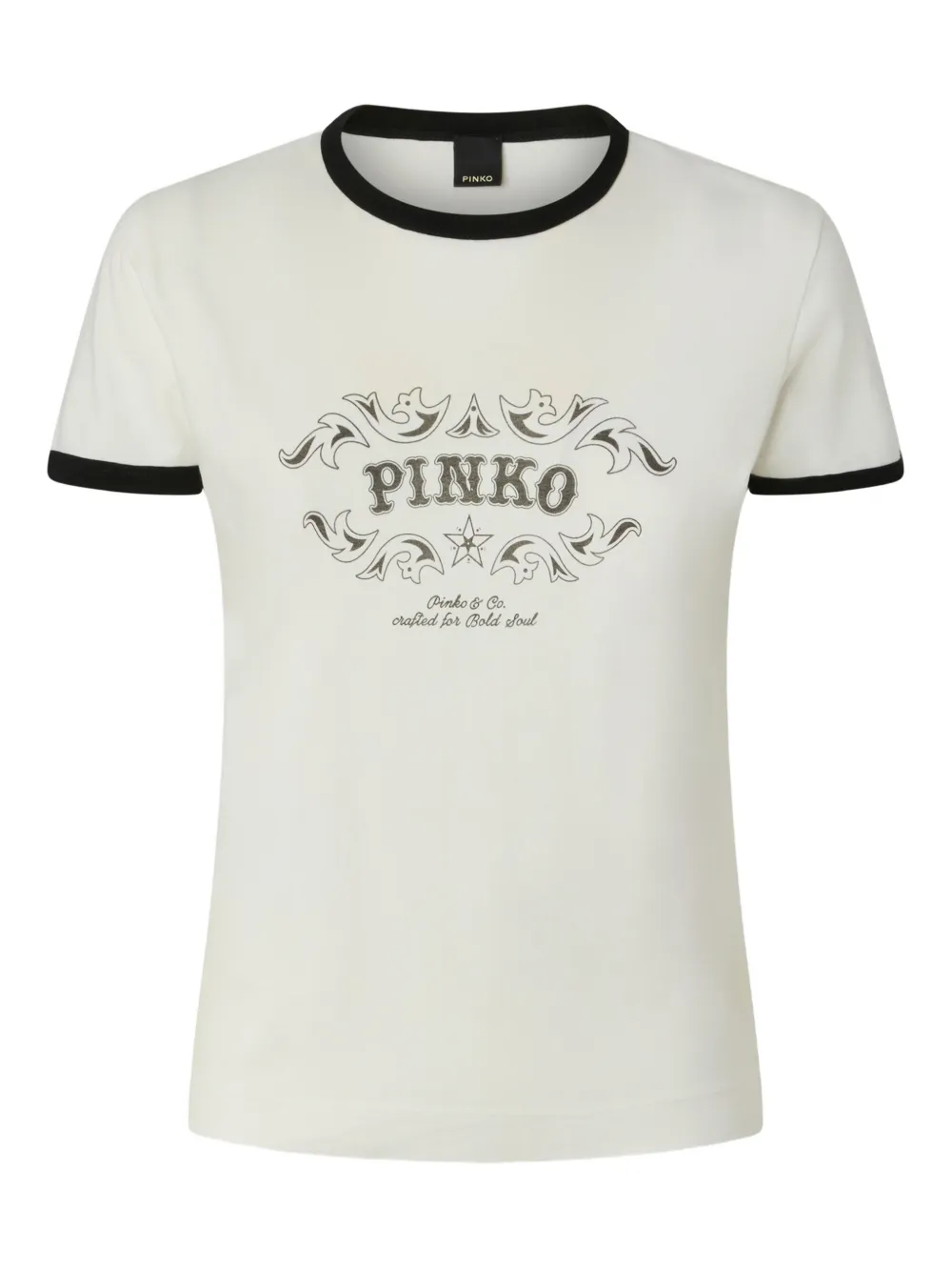 PINKO T-shirt con stampa - Toni neutri