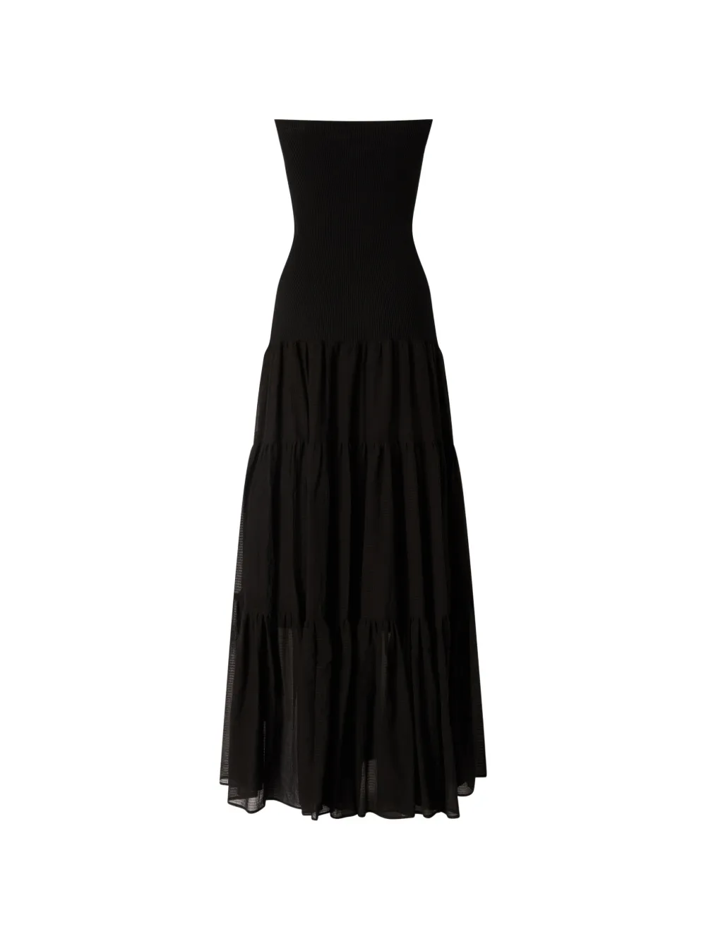 PINKO Strapless maxi-jurk Zwart