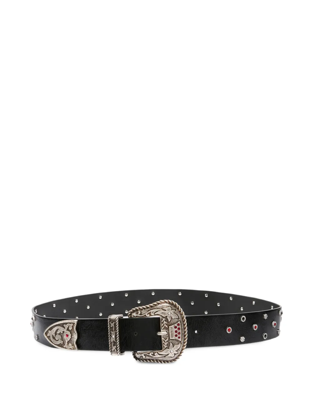 PINKO embellished buckle belt - Nero