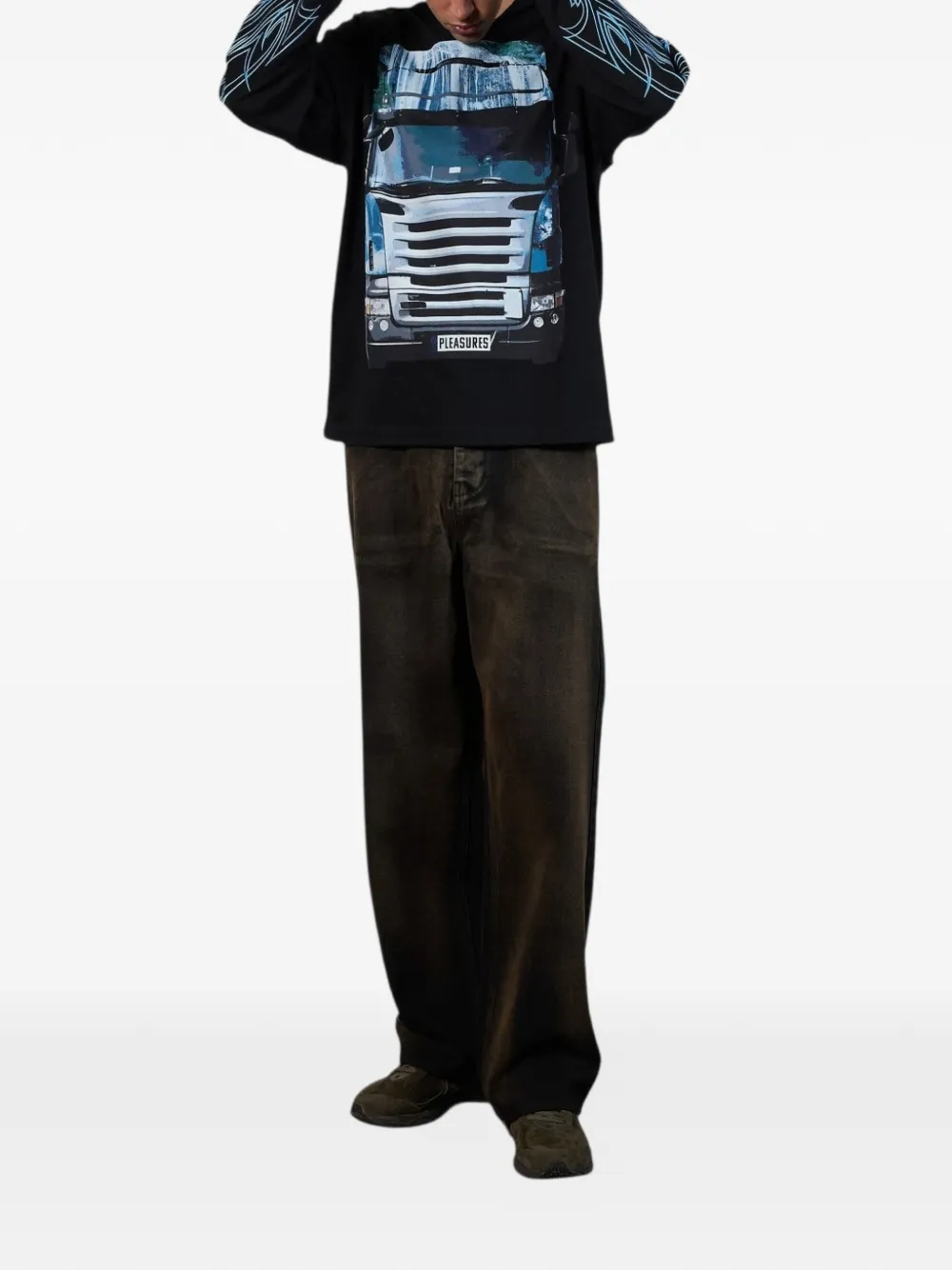 Pleasures digital-print long-sleeve sweatshirt | Sweatshirts | Image 2