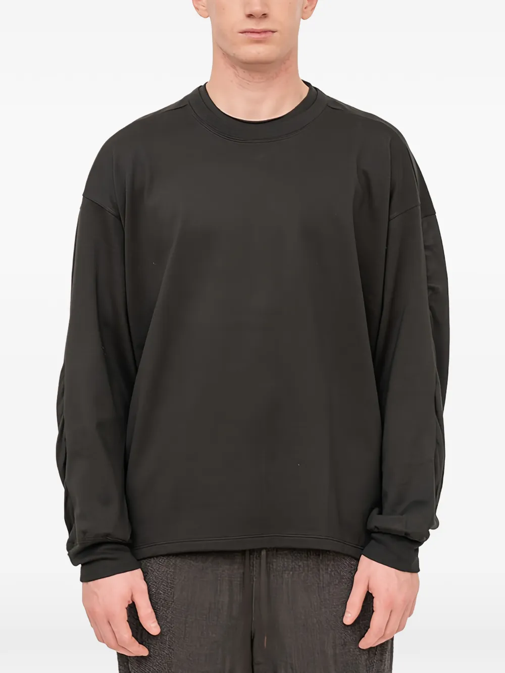 The Viridi-Anne long-sleeve sweatshirt - Nero