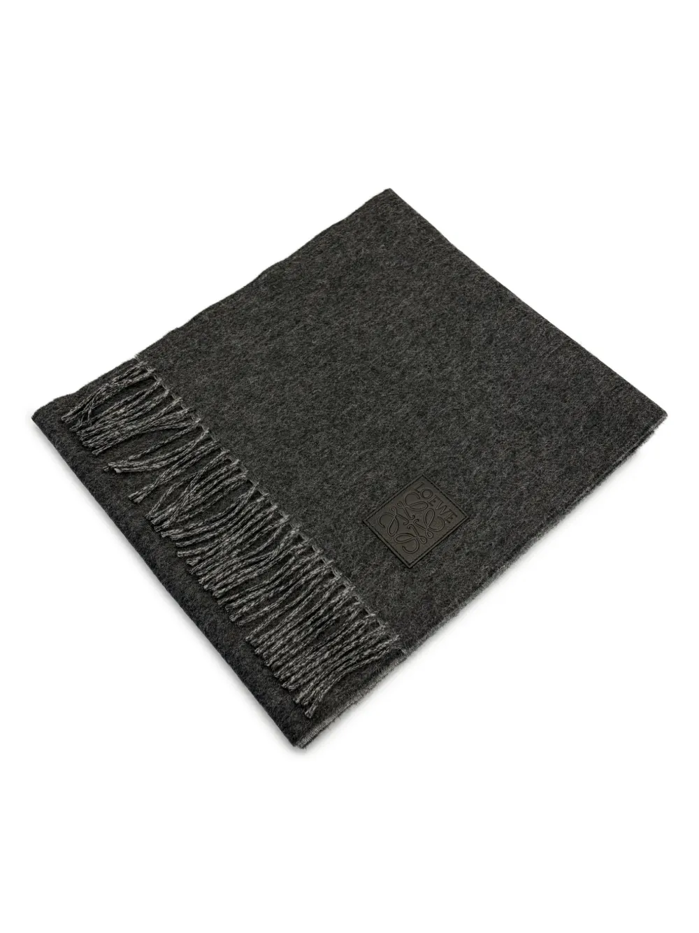 LOEWE logo-patch scarf | Grey | Image 1