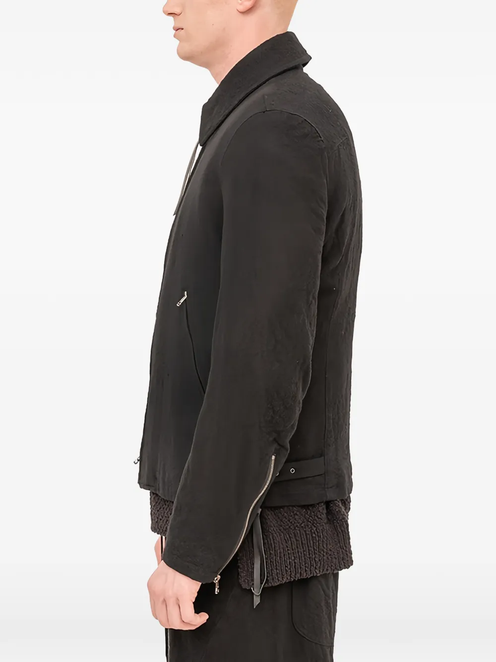 The Viridi-anne Zip-up Jacket In Brown