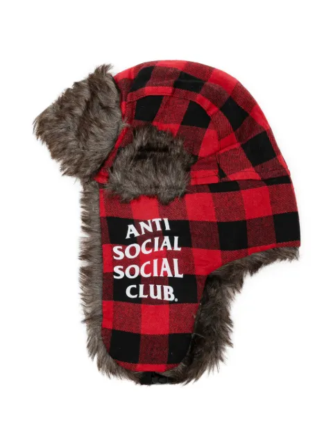 Anti Social Social Club Trapper flannel hat
