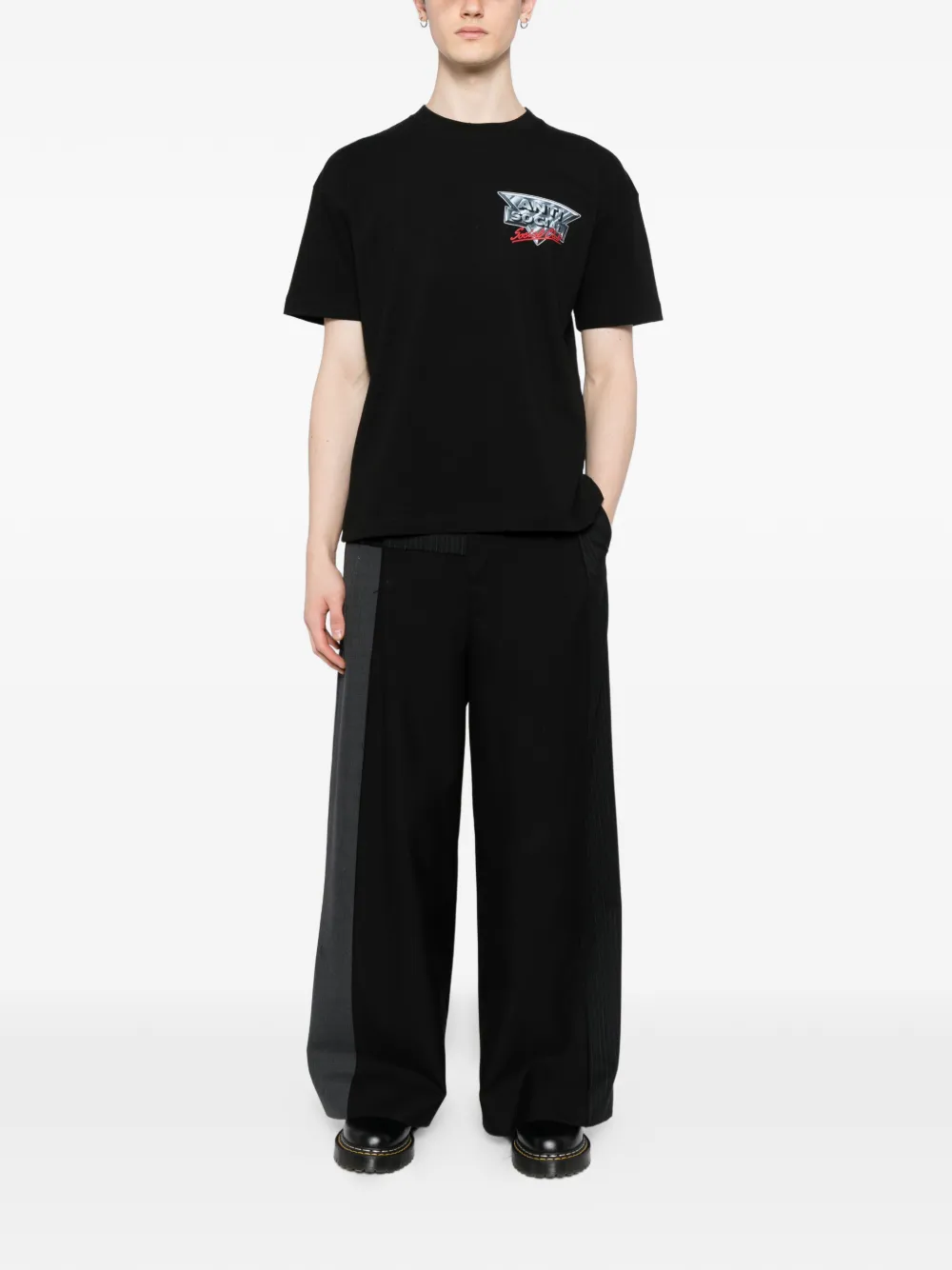 Anti Social Social Club Snow Cat T-shirt - Zwart