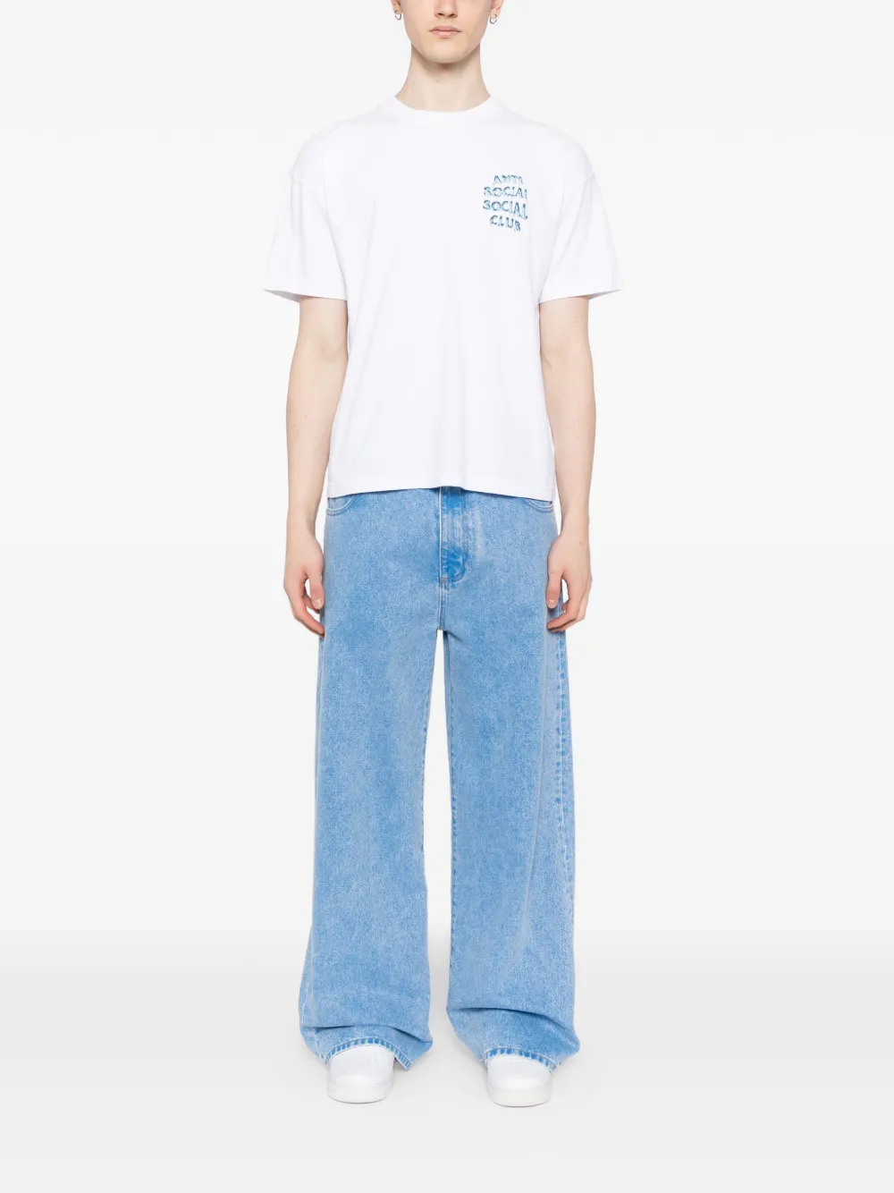 Anti Social Social Club Ice Mind Game T-shirt - Wit