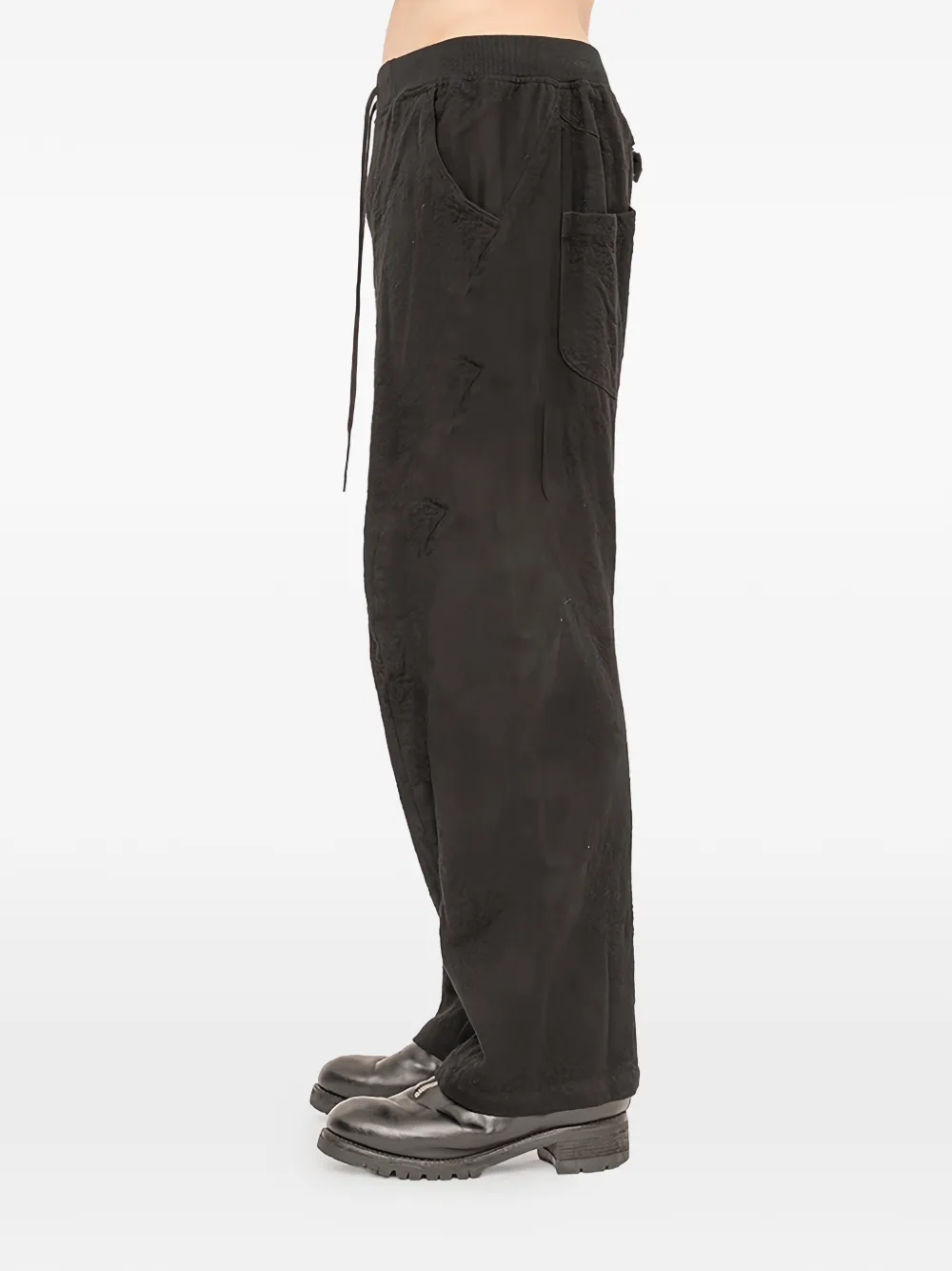 The Viridi-Anne drawstring-fastening trousers | Loose Fit Trousers | Image 2