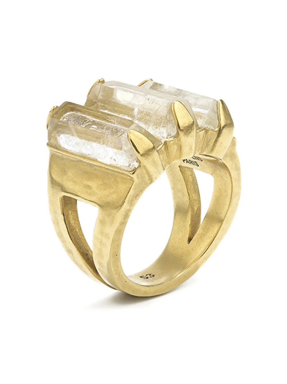 Goossens Anello con dettaglio cut-out - Oro