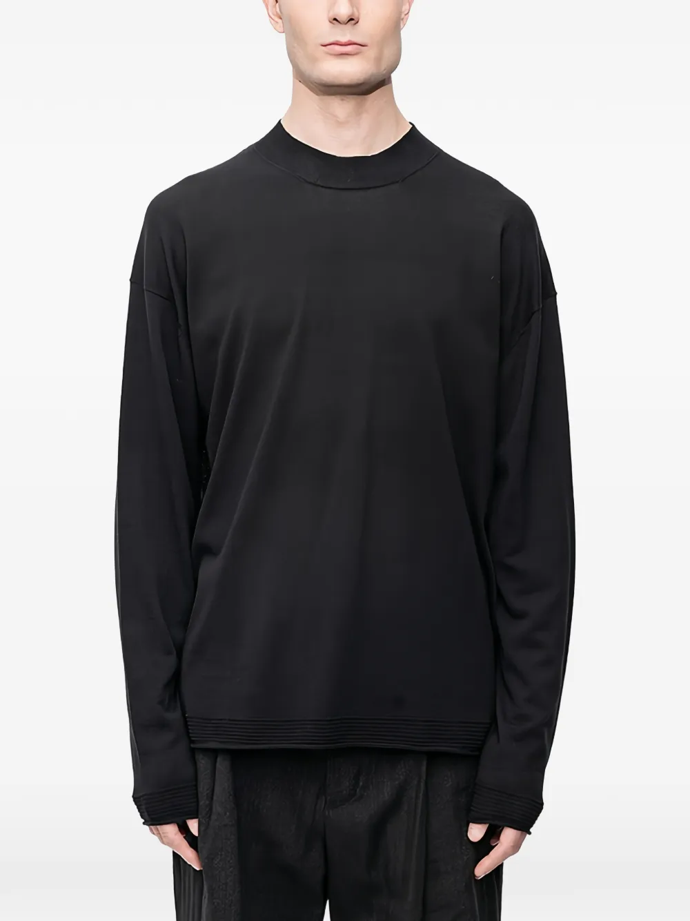 The Viridi-Anne long-sleeve sweater | Black | Image 1