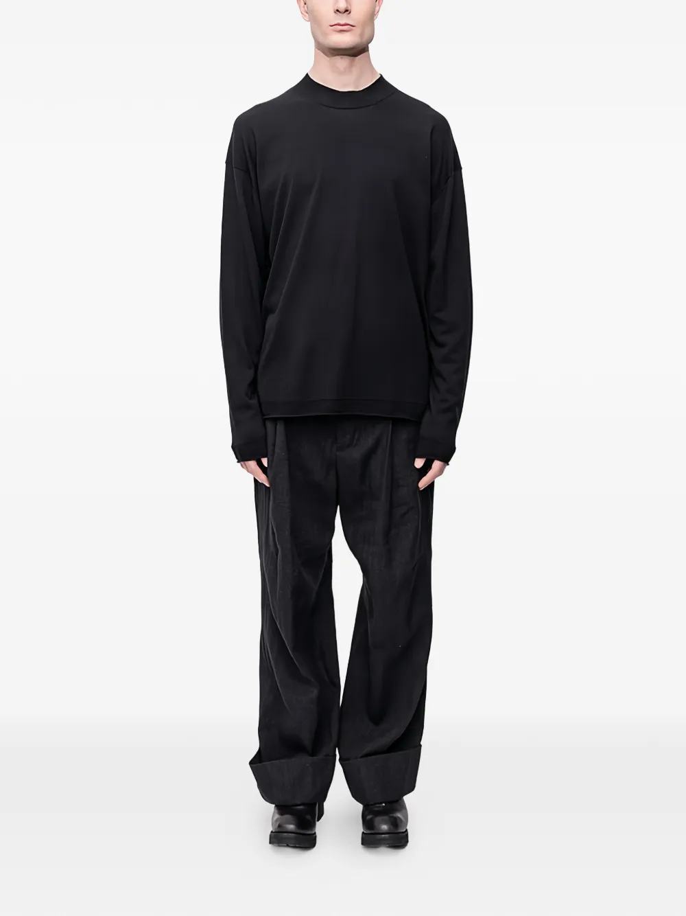 The Viridi-Anne Trui met lange mouwen - Zwart