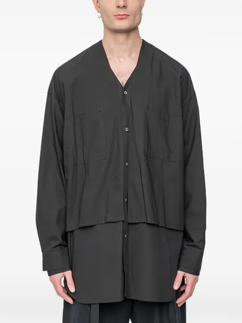 The Viridi-Anne button-up chest-pocket shirt