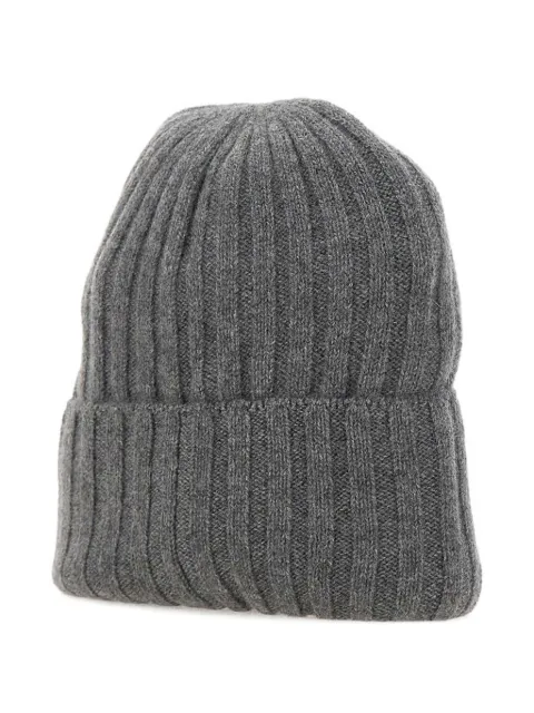 Not Shy Dora ribbed beanie hat